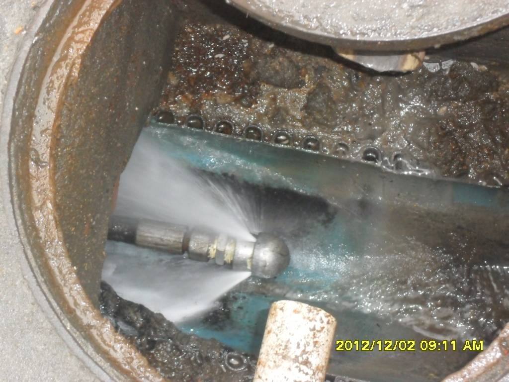 八公山污水管道高压清洗