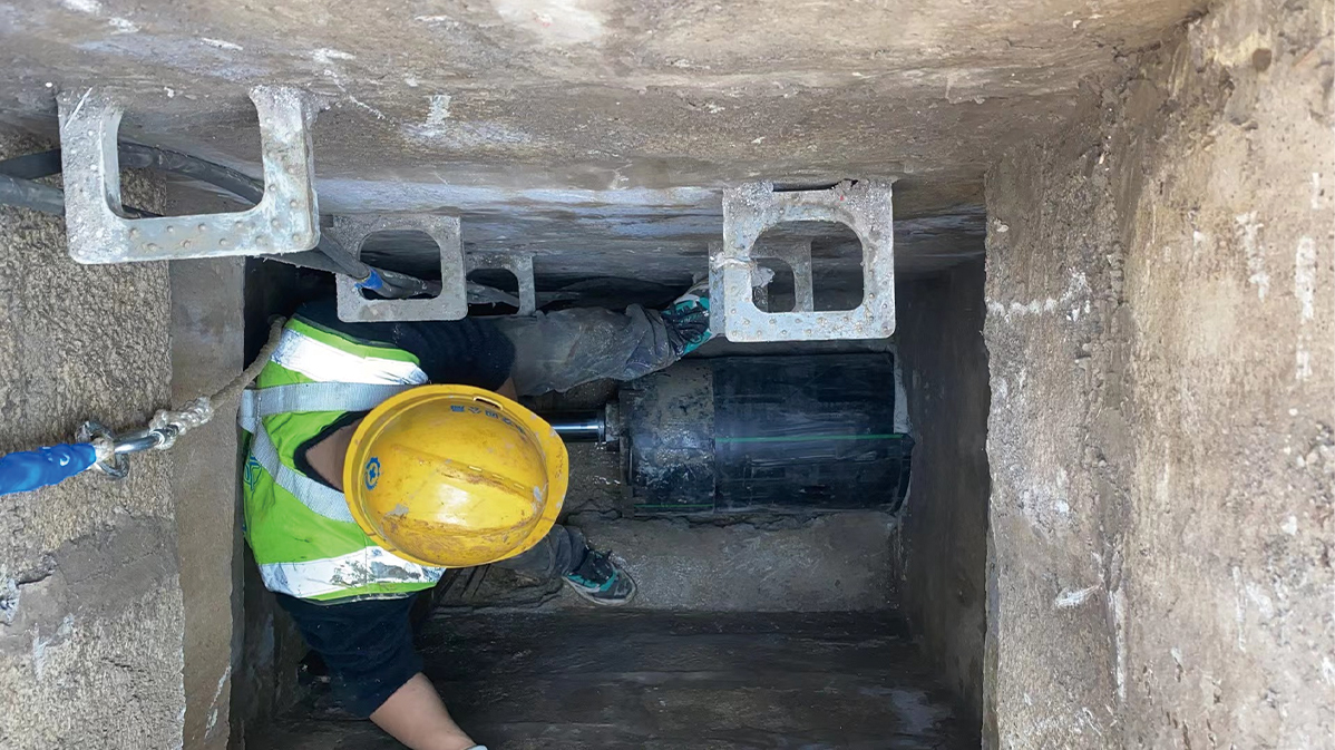 八公山HDPE短管内衬法